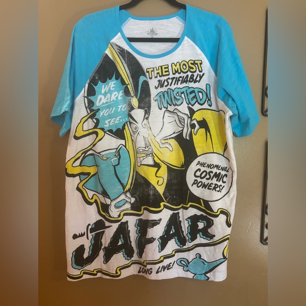 DISNEY PARKS EXCLUSIVE Jafar T-Shirt Unisex Disney Villains Sz XL